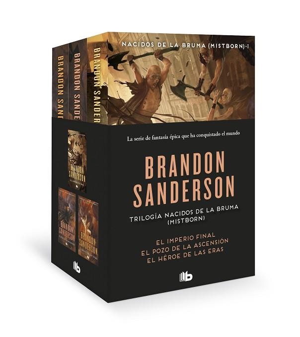 TRILOGÍA NACIDOS DE LA BRUMA EL IMPERIO FINAL  EL POZO DE LA ASCENSION EL HEROE DE LAS ERAS | 9788413143187 | SANDERSON, BRANDON