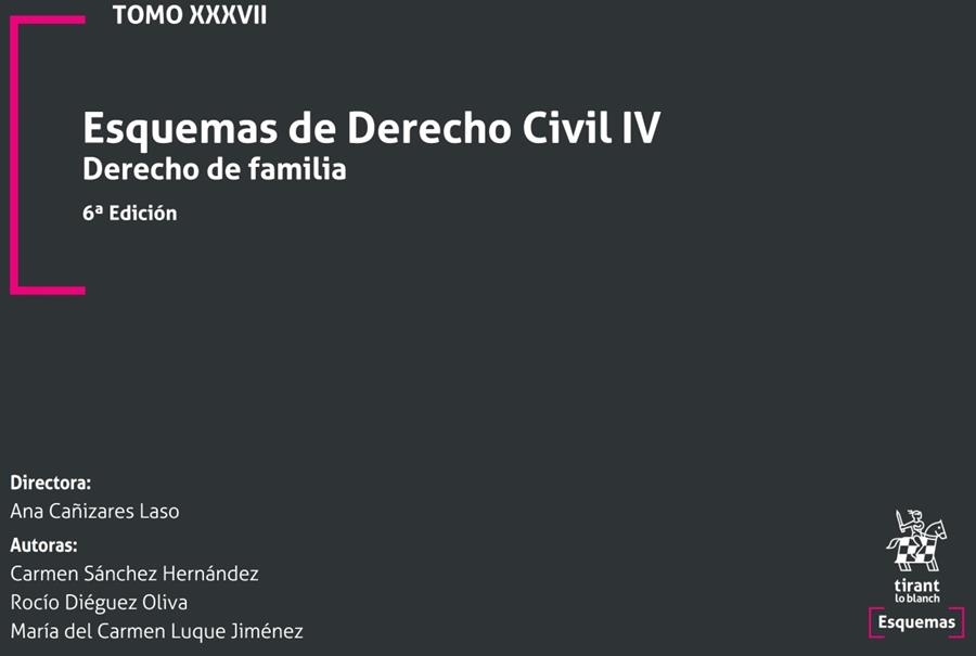 ESQUEMAS DE DERECHO CIVIL IV | 9788411304801 | SANCHEZ HERNANDEZ,CARMEN