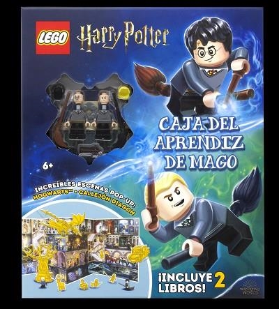 LEGO HARRY POTTER. CAJA DEL APRENDIZ DE MAGO. CON DOS LIBROS, DOS MINIFIGURAS Y UN ESCENARIO POP-UP DESPLEGABLE | 9788408253006 | LEGO