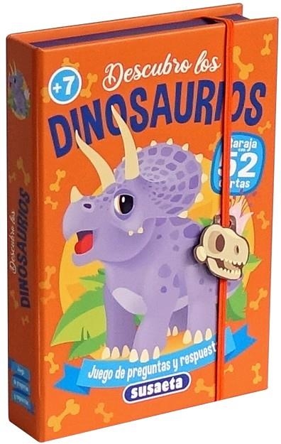 LOS DINOSAURIOS JUEGO DE PREGUNTAS Y RESPUESTAS BARAJA CON 52 CARTAS | 9788467782950 | YOMIKOKO