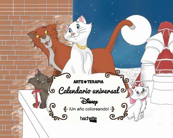 CALENDARIO UNIVERSAL DISNEY ¡UN AÑO COLOREANDO! | 9788418182372