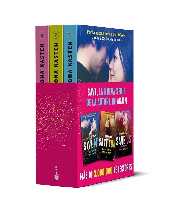 PACK TRILOGÍA SAVE. INCLUYE LOS LIBROS SAVE ME, SAVE YOU Y SAVE US | 9788408262831 | KASTEN, MONA