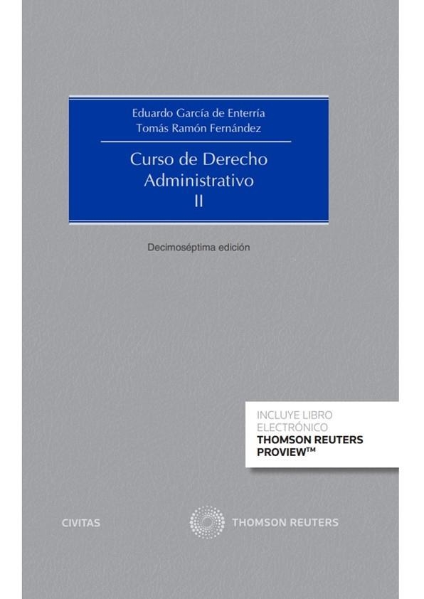 CURSO DE DERECHO ADMINISTRATIVO 2 (PAPEL + E-BOOK) | 9788411255561 | FERNÁNDEZ RODRÍGUEZ, TOMÁS-RAMÓN/GARCÍA DE ENTERRÍA Y MARTÍNEZ-CARANDE, EDUARDO