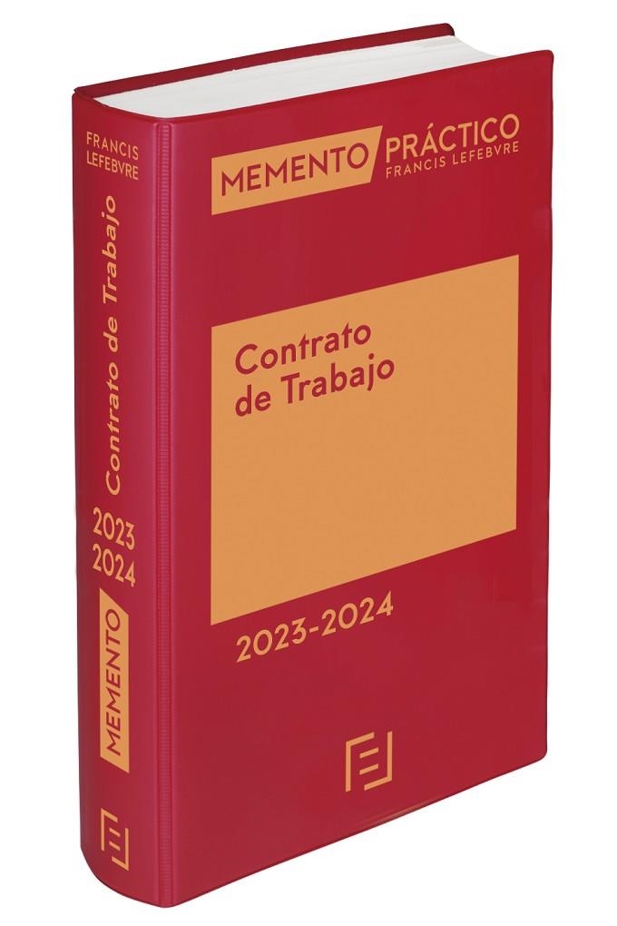 MEMENTO CONTRATO DE TRABAJO 2023-2024 | 9788419303561 | LEFEBVRE-EL DERECHO