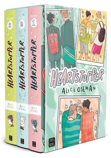 ESTUCHE HEARTSTOPPER. VOLÚMENES 1, 2 Y 3 | 9788408261551 | OSEMAN, ALICE