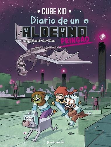 MINECRAFT. DIARIO DE UN ALDEANO PRINGAO. CÓMIC 4 | 9788408266662 | CUBE KID