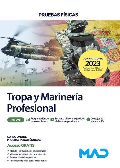 TROPA Y MARINERÍA PROFESIONAL PRUEBAS FÍSICAS | 9788414267011