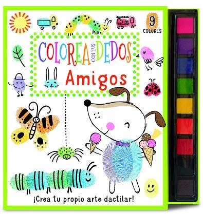 COLOREA CON TUS DEDOS: AMIGOS | 9788468358611