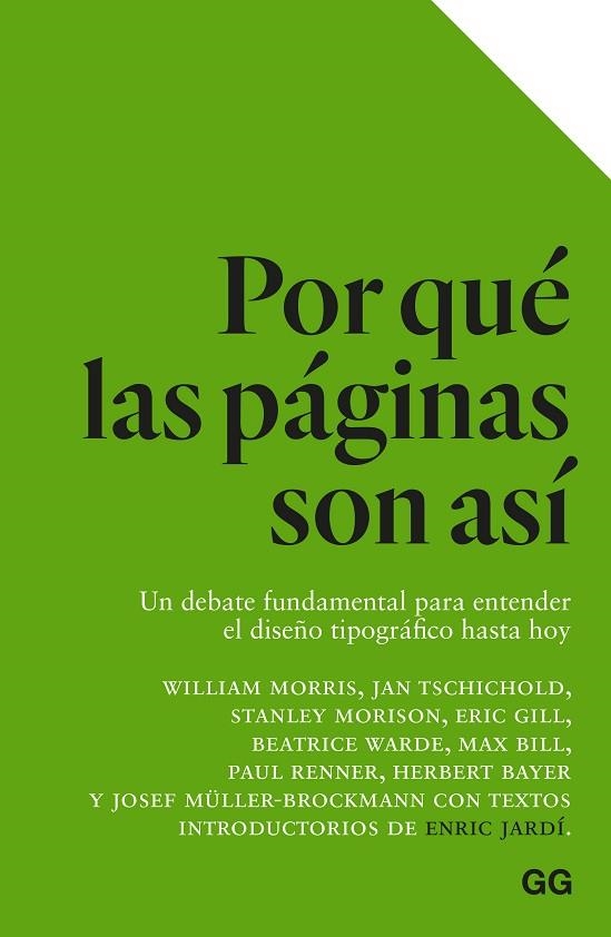 POR QUÉ LAS PÁGINAS SON ASÍ. UNA DEBATE FUNDAMENTAL PARA ENTENDER EL DISEÑO TIPOGRÁFICO HASTA HOY | 9788425234026 | JARDI, ENRIC