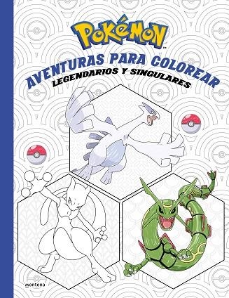 POKÉMON. AVENTURAS PARA COLOREAR: LEGENDARIOS Y SINGULARES | 9788419241962 | THE POKÉMON COMPANY