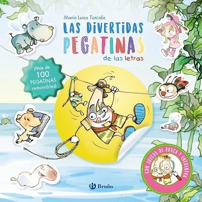 LAS DIVERTIDAS PEGATINAS DE LAS LETRAS. ¡MÁS DE 100 PEGATINAS REMOVIBLES! | 9788469669884 | TORCIDA ÁLVAREZ, M.ª LUISA