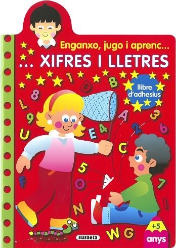 XIFRES I LLETRES LLIBRE D,ADHESIUS +5 ANYS | 9788467788921 | BUSQUETS, JORDI