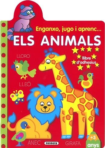 ELS ANIMALS LLIBRE D,ADHESIUS +3 ANYS | 9788467788860 | BUSQUETS, JORDI