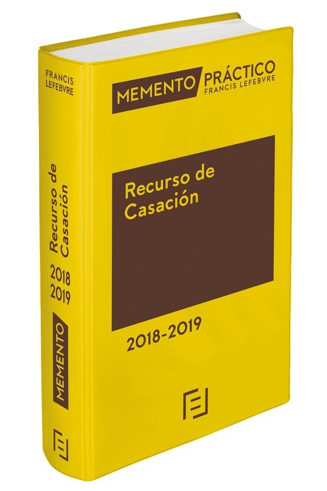 MEMENTO RECURSO DE CASACIÓN 2018-2019 | 9788417162283 | LEFEBVRE-EL DERECHO