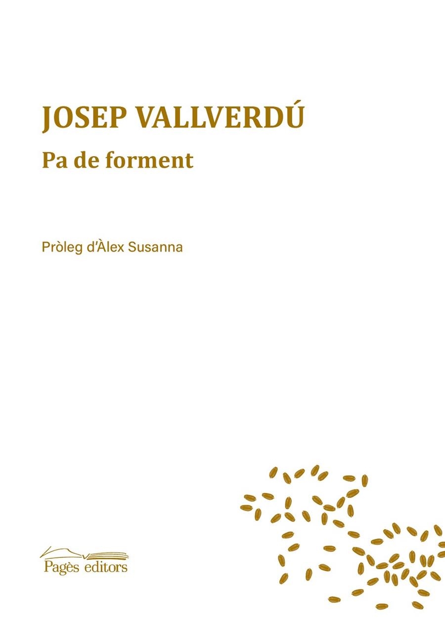 PA DE FORMENT. POEMES | 9788413032085 | VALLVERDÚ AIXALÀ, JOSEP