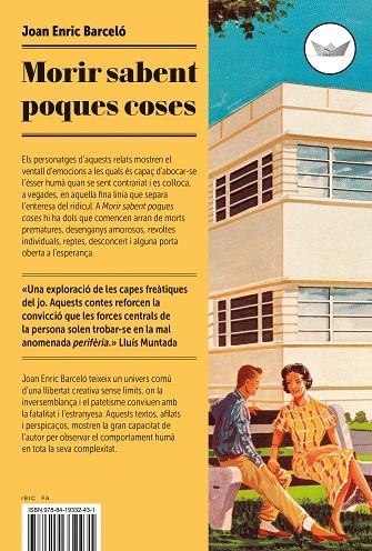 MORIR SABENT POQUES COSES | 9788419332431 | BARCELÓ, JOAN ENRIC