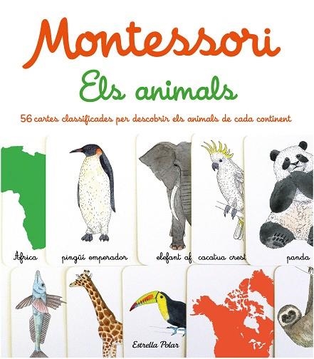 MONTESSORI. ELS ANIMALS 1 LLIBRE I 56 TARGETES | 9788413894676 | HERRMANN, ÈVE / TCHOUKRIEL, EMMANUELLE