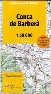 CONCA DE BARBERÀ ? 16 (1:50.000) | 9788418986918