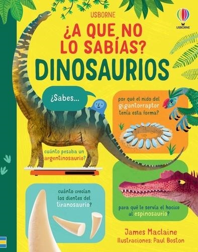 DINOSAURIOS ¿A QUE NO LO SABIAS? | 9781805314233 | MACLAINE, JAMES