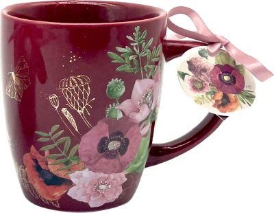 TAZA FLORES CERAMICA GRANATE | 4029753187888