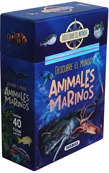 ANIMALES MARINOS (LIBRO + 40 FICHAS) | 9788467793260 | RODRIGUEZ, CARMEN / SERRANO, JOSE MANUEL