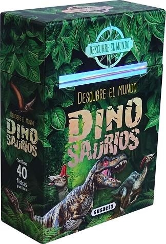 DINOSAURIOS (LIBRO + 40 FICHAS) | 9788467793246