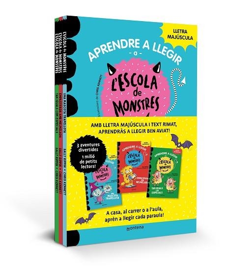 PACK APRENDRE A LLEGIR A L'ESCOLA DE MONSTRES (LLIBRES 1-3) | 9788419169990 | RIPPIN, SALLY