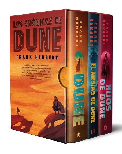 ESTUCHE TRILOGIA DUNE (EDICIÓN DE LUJO) ( DUNE | EL MESÍAS DE DUNE | HIJOS DE DUNE) | 9788466367943 | HERBERT, FRANK