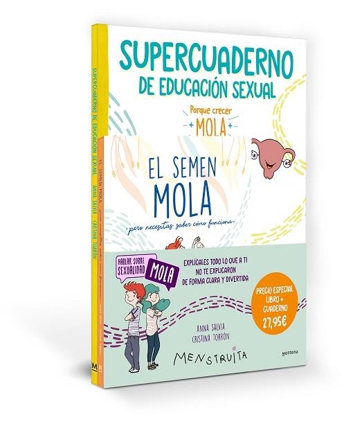 PACK EL SEMEN MOLA + SUPERCUADERNO DE EDUCACIÓN SEXUAL | 9788419975058 | SALVIA, ANNA