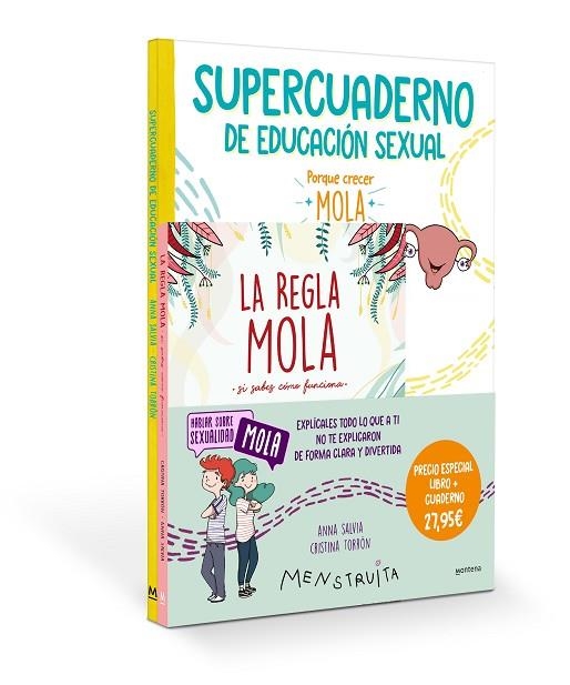 PACK LA REGLA MOLA + SUPERCUADERNO DE EDUCACIÓN SEXUAL | 9788419975041 | SALVIA, ANNA