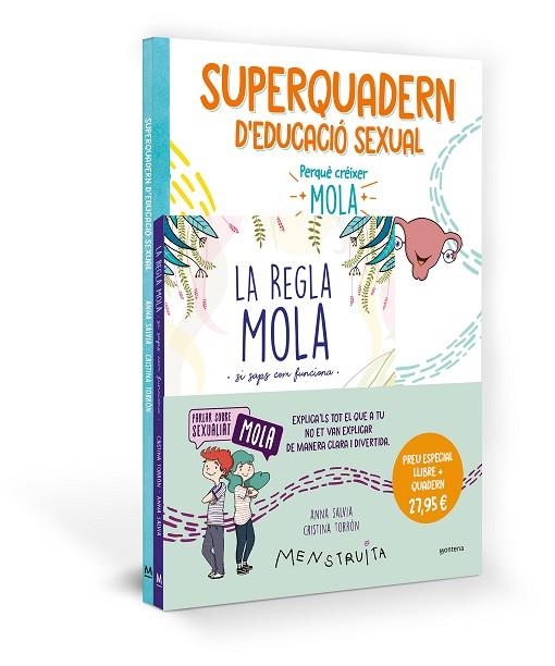 PACK LA REGLA MOLA + SUPERQUADERN D'EDUCACIÓ SEXUAL | 9788419975065 | SALVIA, ANNA