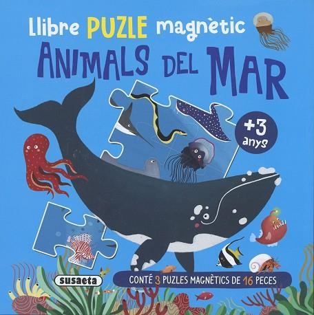 LLIBRE PUZLE MAGNÈTIC ANIMALS DEL MAR | 9788467799217