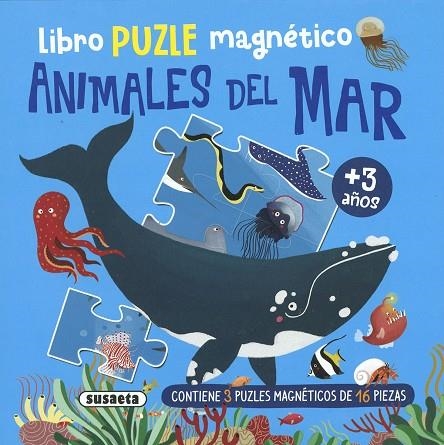 LIBRO PUZLE MAGNÉTICO. ANIMALES DEL MAR | 9788467797961