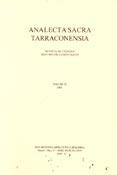 ANALECTA SACRA TARRACONENSIA VOLUM 96 | DL182881958 | CORTS I BLAY,RAMON