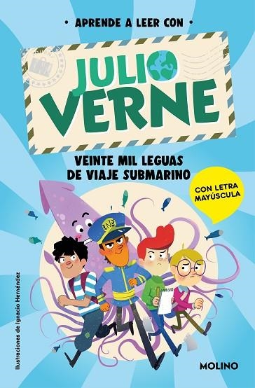 APRENDE A LEER CON JULIO VERNE 3 . VEINTE MIL LEGUAS DE VIAJE SUBMARINO (MAYUSCULA) | 9788427240469 | VERNE, JULIO / GREEN, SHIA