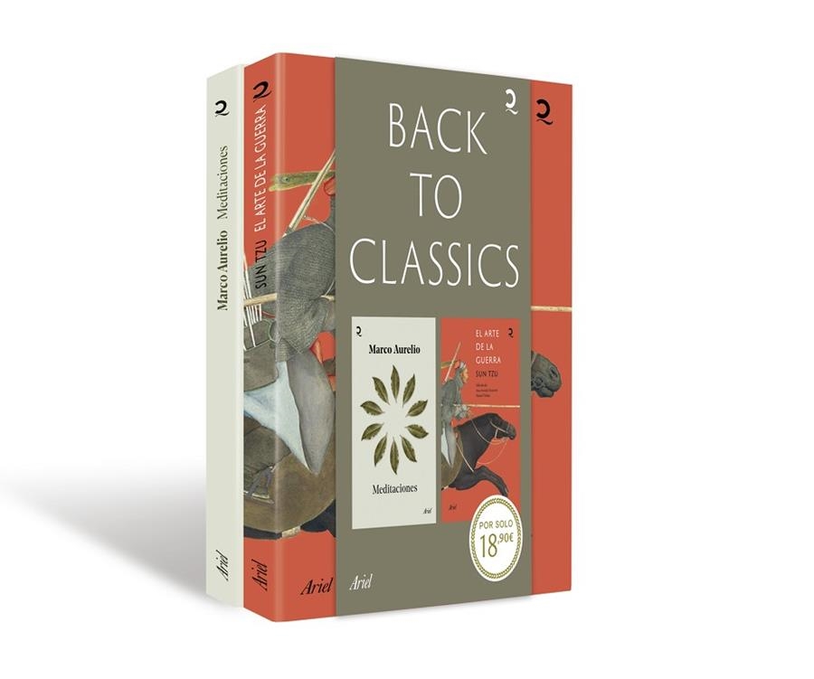 ESTUCHE BACK TO CLASSICS MEDITACIONES / EL ARTE DE LA GUERRA | 9788434437579 | MARCO AURELIO / TZU, SUN