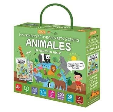 ANIMALES. UN PLANETA EN RIESGO. MIS PRIMERAS ACTIVIDADES ARTS AND CRAFTS | 9788419714121 | E.TOME, M.GAULE, G. MENEGUZZO