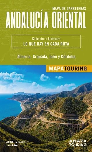 MAPA DE CARRETERAS DE ANDALUCÍA ORIENTAL | 9788491587170