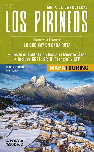 MAPA DE LOS PIRINEOS  | 9788491587682