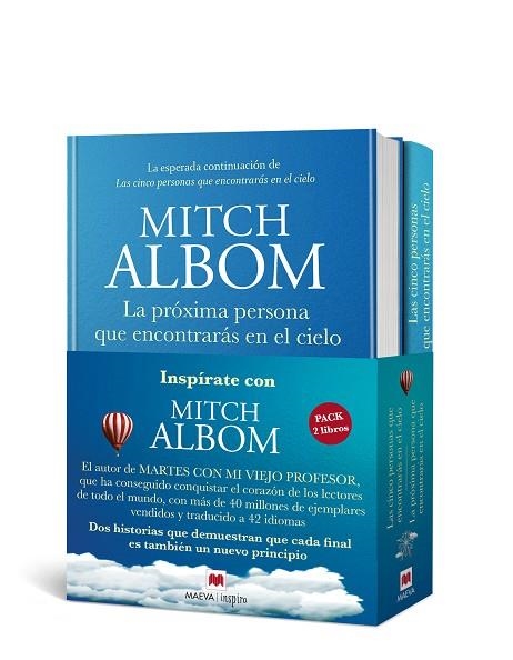 PACK INSPÍRATE CON MITCH ALBOM LA PROXIMA PERSONA QUE ENCONSTRARAS EN EL CIELO + LAS CINCO PERSONAS QUE ENCONTRARAS EN EL CIELO | 9788419638748 | ALBOM, MITCH