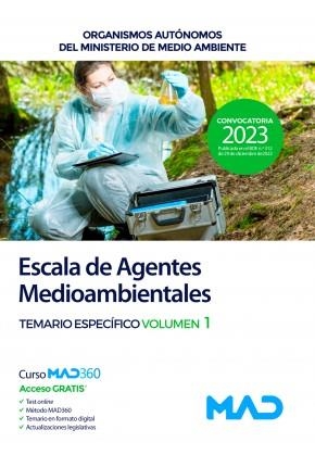 ESCALA DE AGENTES MEDIOAMBIENTALES TEMARIO 1 (ORGANISMOS AUTÓNOMOS DEL MINISTERIO DE MEDIO | 9788414264836 | COSTA PEREZ, JUAN CARLOS / CANTERO CALERO, BRAULIO / BALLESTEROS GUERRERO, ROSARIO