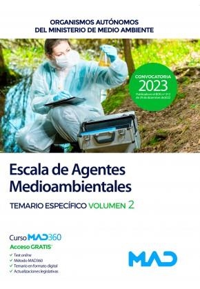 ESCALA DE AGENTES MEDIOAMBIENTALES TEMARIO 2 (ORGANISMOS AUTÓNOMOS DEL MINISTERIO DE MEDIO | 9788414264843 | COSTA PEREZ, JUAN CARLOS / CANTERO CALERO, BRAULIO / BALLESTEROS GUERRERO, ROSARIO