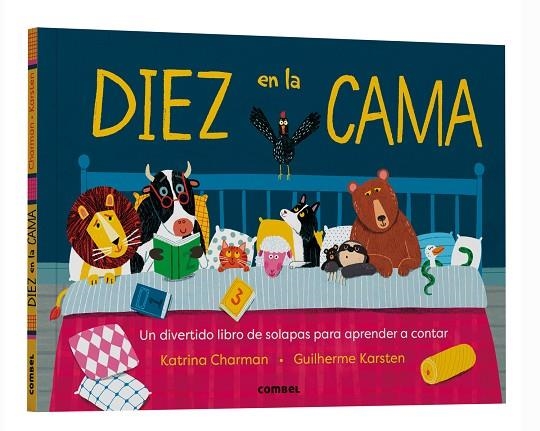 DIEZ EN LA CAMA. UN DIVERTIDO LIBRO DE SOLAPAS PARA APRENDER A CONTAR | 9788411580953 | CHARMAN, KATRINA