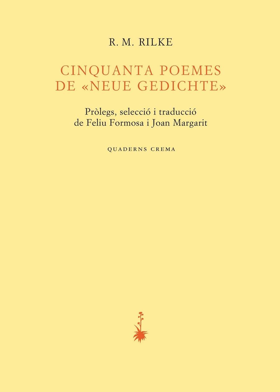 CINQUANTA POEMES DE "NEUE GEDICHTE" | 9788477275046 | VON RILKE, RAINER MARIA