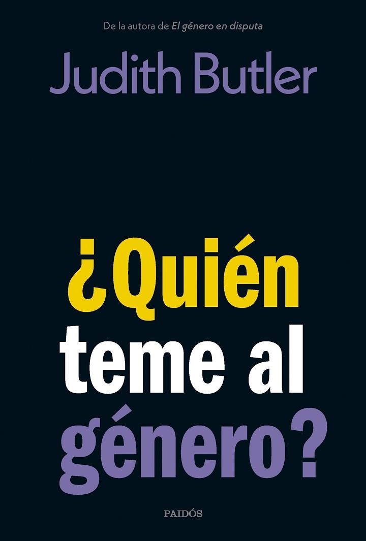 ¿QUIÉN TEME AL GÉNERO? | 9788449342387 | BUTLER, JUDITH