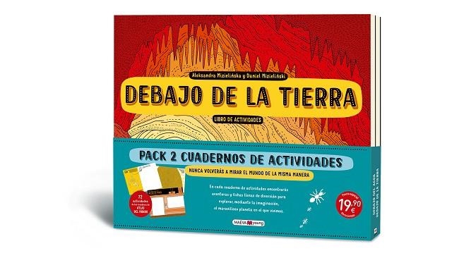 PACK DE ACTIVIDADES. DEBAJO DE LA TIERRA, DEBAJO DEL AGUA | 9788410260153 | MIZIELINSKA, ALEKSANDRA / MIZIELINSKI, DANIEL