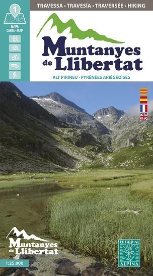 MUNTANYES DE LLIBERTAT (1 MAPA) 1:25.000 TRAVESSA | 9788470111228