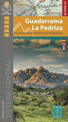 GUADARRAMA. LA PEDRIZA (2 MAPES) 1:25.000 PARQUE NATURAL DE LA SIERRA DE GUADARRAMA | 9788470111204