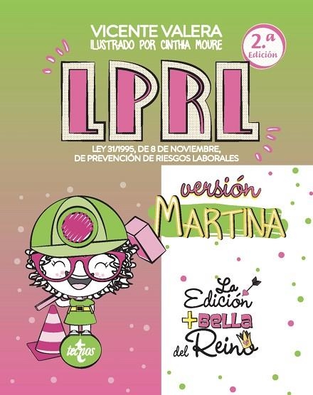 LPRL VERSIÓN MARTINA. LEY 31/1995, DE 8 DE NOVIEMBRE, DE PREVENCIÓN DE RIESGOS LABORALES | 9788430989508 | VALERA, VICENTE