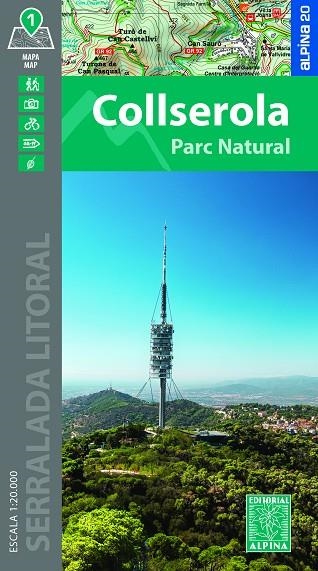 COLLSEROLA PARC NATURAL 1:20.000 | 9788470111297